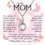 To My Mom Necklace To A Woman Of Wisdom Mother's Day Gift For Mom From Son, Mother's Day Phoenix Rising Necklace