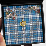 To My Beautiful Soulmate Sunflower Necklace In Your Eyes I Have Found My Home Clan Muirhead Blue Tartan Jewelry For Girlfriend