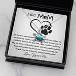 Opal Turtle Necklace - Mom Necklace - To My Dog Mom - Love You Always And Forever - Mother's Day Gift