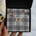 To My Beautiful Soulmate Necklace In Your Eyes I Have Found My Home Clan Glen Grey Tartan Forever Love Necklace