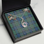 To My Beautiful Soulmate Necklace In Your Eyes I Have Found My Home Clan MacCallum Ancient Tartan Rising Phoenix Necklace