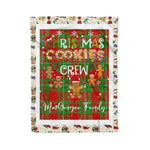 Personalized Gift Tartan Plaid Blanket Clan MacGregor Modern With Christmas Cookie Baking Crew Christmas Gift Blanket, Plaid Blanket, Christmas Fleece Blanket, Christmas Blanket, Tartan Blanket, Scottish Blanket, Scotland Blanket, Family Name Blanket, Custom Blanket, Personalized Blanket