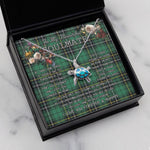 Sea Turtle Necklace To My Beautiful Soulmate Necklace In Your Eyes I Have Found My Home Clan MacAlpine Tartan Blue Turtle Necklace