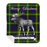 Scotstee Shop Plaid Tartan Blanket With Moose Clan Watson Modern Plaid Blanket, plaid blanket australia,plaid blanket canada,plaid christmas blanket,plaid fleece sherpa blanket,plaid sherpa blanket canada,plaid sherpa blanket lipstick,plaid sherpa blanket pink,plaid sherpa blanket queen