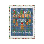 Personalized Gift Tartan Plaid Blanket Clan MacHardy With Christmas Cookie Baking Crew Christmas Gift Blanket, Plaid Blanket, Christmas Fleece Blanket, Christmas Blanket, Tartan Blanket, Scottish Blanket, Scotland Blanket, Family Name Blanket, Custom Blanket, Personalized Blanket