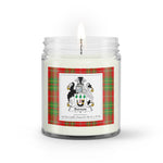 Soy Wax Candle - Buffalo Plaid Candle Burnett Ancient Family Crest Tartan Plaid Soy Wax Candle, oil candle, candle handmade, wax candle, soy wax, nature wax, natural soy wax, natural soy candles, natural candle