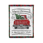 Tartan Blanket Vintage Red Truck with Christmas Tree Family Scottish Clan Sinclair plaid blanket, red plaid blanket, buffalo plaid blanket, green plaid blanket, plaid fleece blanket, blue plaid blanket, red tartan blanket, tartan plaid blanket, black and white plaid blanket, , christmas plaid blanket, orange plaid blanket, tartan plaid throw blanket, pink plaid blanket, brown plaid blanket, buffalo check blanket