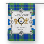 Barclay Hunting Ancient Tartan Garden Flag - Tartan Flag Clan Badge Scottish Tartan House Flag - Scotstee Shop