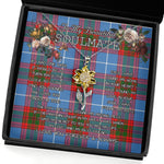 To My Beautiful Soulmate Sunflower Necklace In Your Eyes I Have Found My Home Clan Newton Tartan Jewelry For Girlfriend, Tartan Sunflower Pendant Necklace, Scottish Tartan Jewelry, valentine necklace, necklace girlfriend, necklace for wife, cute necklaces for girlfriend, jewelry for girlfriend, to my soulmate necklace, to my future wife necklace