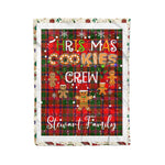 Personalized Gift Tartan Plaid Blanket Clan Stewart of Appin With Christmas Cookie Baking Crew Christmas Gift Blanket, Plaid Blanket, Christmas Fleece Blanket, Christmas Blanket, Tartan Blanket, Scottish Blanket, Scotland Blanket, Family Name Blanket, Custom Blanket, Personalized Blanket