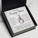 Rising Phoenix Necklace - To My Loving Mom - Your Warmth Gve Me Comfort Mother's Day Gift Necklace Form Son