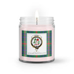 Soy Wax Candle - Buffalo Plaid Candle Clan Crest Badge Aiton Tartan Plaid Soy Wax Candle, oil candle, candle handmade, wax candle, soy wax, nature wax, natural soy wax, natural soy candles, natural candle