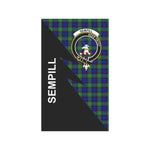 Scotstee Shop Sempill Tartan Garden Flag - Flash Style