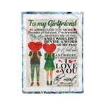 Scotstee Shop - Personalized Gift Letter To My Girlfriend Love Quote For Girlfriend Lovely Couple Gift Fleece Blanket