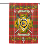 House Flag - Bruce Modern Irish Shield Celtic Cross Tartan Garden Flag St Patrick's Day Garden Flag