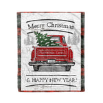 Tartan Blanket Vintage Red Truck with Christmas Tree Family Scottish Clan MacLachlan Weathered plaid blanket, red plaid blanket, buffalo plaid blanket, green plaid blanket, plaid fleece blanket, blue plaid blanket, red tartan blanket, tartan plaid blanket, black and white plaid blanket, , christmas plaid blanket, orange plaid blanket, tartan plaid throw blanket, pink plaid blanket, brown plaid blanket, buffalo check blanket