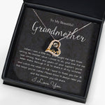 Love Dancing Necklace - Grandmother Necklace, To My Beautiful Grandmother Necklace, Mother's Day Gift For Grandma Grandmother, Thank You