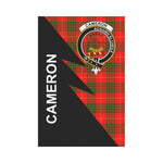 Scotstee Shop Cameron  Tartan Garden Flag - Flash Style