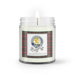 Soy Wax Candle - Buffalo Plaid Candle Clan Badge Cumming Hunting Modern Tartan Plaid Soy Wax Candle, oil candle, candle handmade, wax candle, soy wax, nature wax, natural soy wax, natural soy candles, natural candle