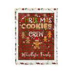 Personalized Gift Tartan Plaid Blanket Clan MacAlister of Glenbarr With Christmas Cookie Baking Crew Christmas Gift Blanket, Plaid Blanket, Christmas Fleece Blanket, Christmas Blanket, Tartan Blanket, Scottish Blanket, Scotland Blanket, Family Name Blanket, Custom Blanket, Personalized Blanket