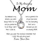 Rising Phoenix Necklace - Mom Necklace - To Mom Necklace, Gift for Mom from Son