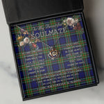 To My Beautiful Soulmate Necklace In Your Eyes I Have Found My Home Clan Colquhoun Tartan Crown Pendant Necklace