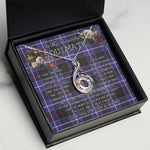 To My Beautiful Soulmate Necklace In Your Eyes I Have Found My Home Clan Dunlop Modern Tartan Rising Phoenix Necklace