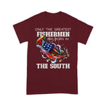 Scotstee Shop - The South Fishing Greatest Fisherman American Flag Southern 4th Of July Shirt