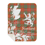 Sherpa Blanket - Tartan Blanket Thistle and Lion Scottish Clan Bruce Ancient Plaid Blanket, plaid sherpa blanket queen,purple sherpa blanket,queen sherpa blanket,queen size sherpa blanket,red sherpa blanket,scottish tartan blankets,sherpa blanket,sherpa christmas blanket