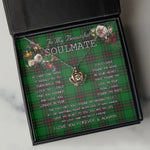 To My Beautiful Soulmate Necklace In Your Eyes I Have Found My Home Clan Orrock Tartan Crown Pendant Necklace