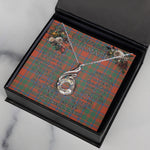 To My Beautiful Soulmate Necklace In Your Eyes I Have Found My Home Clan MacKintosh Ancient Tartan Rising Phoenix Necklace