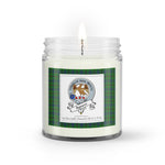 Soy Wax Candle - Buffalo Plaid Candle Clan Badge Agnew Hunting Tartan Plaid Soy Wax Candle, oil candle, candle handmade, wax candle, soy wax, nature wax, natural soy wax, natural soy candles, natural candle