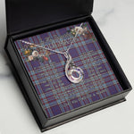 To My Beautiful Soulmate Necklace In Your Eyes I Have Found My Home Clan RCAF Tartan Rising Phoenix Necklace
