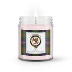 Soy Wax Candle - Buffalo Plaid Candle Clan Crest Badge Chalmers Tartan Plaid Soy Wax Candle, oil candle, candle handmade, wax candle, soy wax, nature wax, natural soy wax, natural soy candles, natural candle