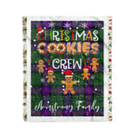 Personalized Gift Tartan Plaid Blanket Clan Armstrong Modern With Christmas Cookie Baking Crew Christmas Gift Blanket, Plaid Blanket, Christmas Fleece Blanket, Christmas Blanket, Tartan Blanket, Scottish Blanket, Scotland Blanket, Family Name Blanket, Custom Blanket, Personalized Blanket
