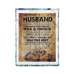 Scotstee Shop - Personalized Gift Letter To My Husband Gift, Lovely Husband Letter Funny Quotes Present Love Gifts Fleece Blanket