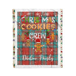 Products Personalized Gift Tartan Plaid Blanket Clan Dunbar Ancient With Christmas Cookie Baking Crew Christmas Gift Blanket, Plaid Blanket, Christmas Fleece Blanket, Christmas Blanket, Tartan Blanket, Scottish Blanket, Scotland Blanket, Family Name Blanket, Custom Blanket, Personalized Blanket