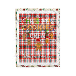 Personalized Gift Tartan Plaid Blanket Clan Renton With Christmas Cookie Baking Crew Christmas Gift Blanket, Plaid Blanket, Christmas Fleece Blanket, Christmas Blanket, Tartan Blanket, Scottish Blanket, Scotland Blanket, Family Name Blanket, Custom Blanket, Personalized Blanket