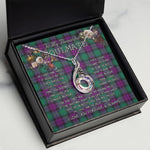 To My Beautiful Soulmate Necklace In Your Eyes I Have Found My Home Clan MacArthur Milton Tartan Rising Phoenix Necklace