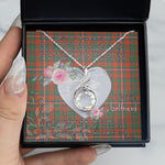 Rising Phoenix Necklace - Valentine Necklace Clan MacKinnon Ancient Tartan Gift for Girlfriend, Gift for My Wife Rising Phoenix Necklace