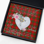Gift For My Beautiful Girlfriend Necklace Valentine Necklace Clan Herries Tartan Cross Dancing Necklace Scottish Tartan Jewelry