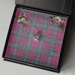 To My Beautiful Soulmate Necklace In Your Eyes I Have Found My Home Clan Lindsay Ancient Tartan Crown Pendant Necklace