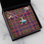 Sea Turtle Necklace To My Beautiful Soulmate Necklace In Your Eyes I Have Found My Home Clan MacIntyre Tartan Blue Turtle Necklace