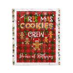 Personalized Gift Tartan Plaid Blanket Clan Prince of Rothesay With Christmas Cookie Baking Crew Christmas Gift Blanket, Plaid Blanket, Christmas Fleece Blanket, Christmas Blanket, Tartan Blanket, Scottish Blanket, Scotland Blanket, Family Name Blanket, Custom Blanket, Personalized Blanket
