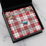 Sea Turtle Necklace To My Beautiful Soulmate Necklace In Your Eyes I Have Found My Home Clan Maxwell Plaid Tartan Blue Turtle Necklace