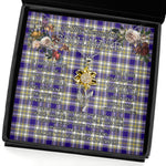 To My Beautiful Soulmate Sunflower Necklace In Your Eyes I Have Found My Home Clan Livingstone Dress Tartan Jewelry For Girlfriend, Tartan Sunflower Pendant Necklace, Scottish Tartan Jewelry, valentine necklace, necklace girlfriend, necklace for wife, cute necklaces for girlfriend, jewelry for girlfriend, to my soulmate necklace, to my future wife necklace