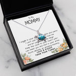 Mommy Necklace, To My Mommy Necklace, Gift For Mom To Be Necklace, Gift For First Time Mom, Expecting Mother Necklace, New Mom Necklace Gift Sea Turtle Necklace