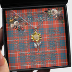 To My Beautiful Soulmate Sunflower Necklace In Your Eyes I Have Found My Home Clan Hamilton Ancient Tartan Jewelry For Girlfriend