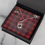 To My Beautiful Soulmate Necklace In Your Eyes I Have Found My Home Clan Tweedie Red Tartan Rising Phoenix Necklace