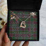 To My Beautiful Soulmate Necklace In Your Eyes I Have Found My Home Clan Crosbie Tartan Forever Love Necklace